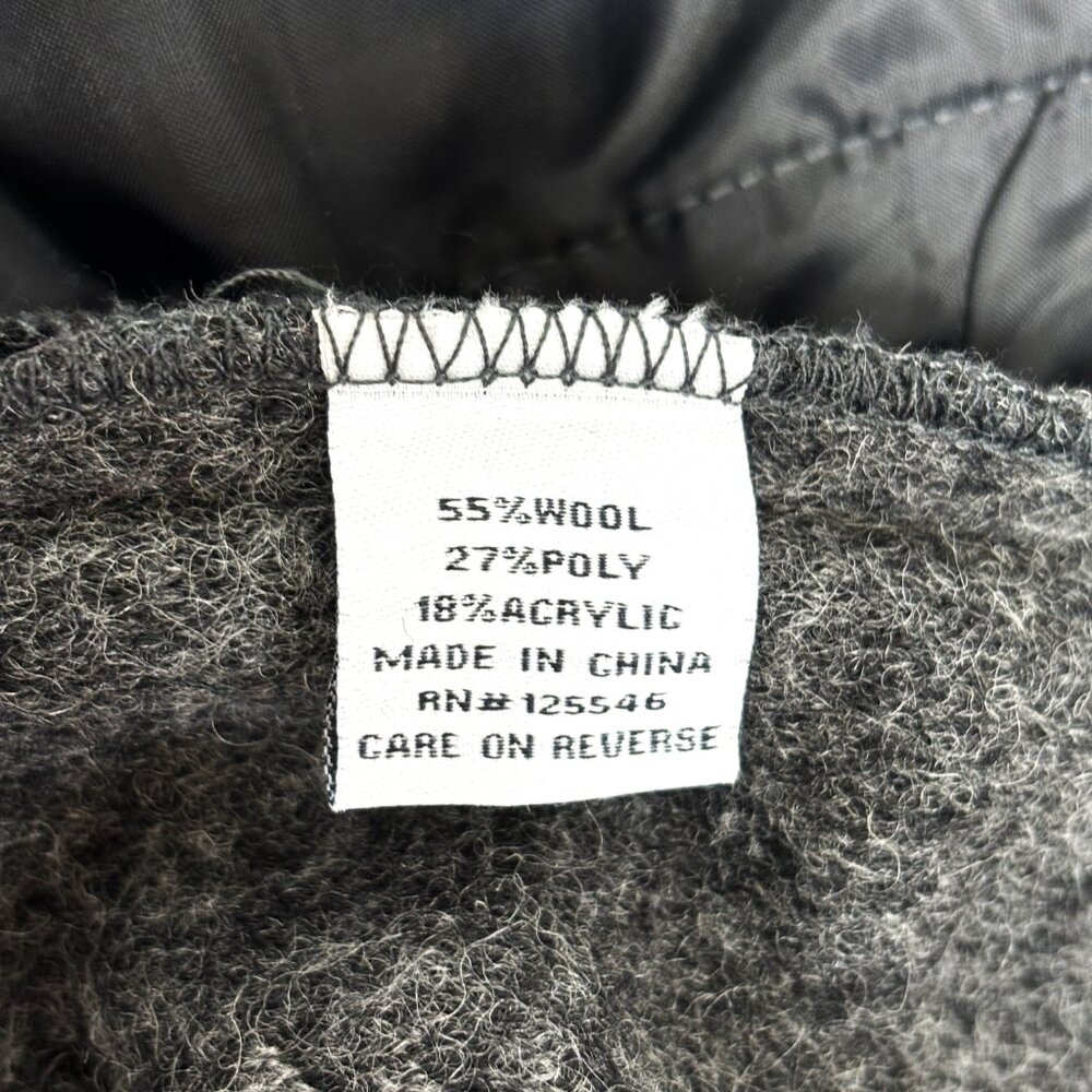 Habitat Clothes to live in Grey Plaid Wool Blend Vest Large EUC - Picture 8 of 13